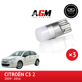 LED sada osvětlení předního stropního světla CITROËN C3 2 - AGM Vision