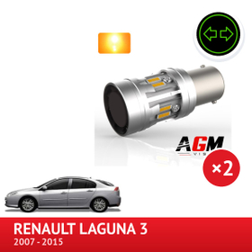 Sada LED předních směrových světel RENAULT Laguna 3 - AGM Vision