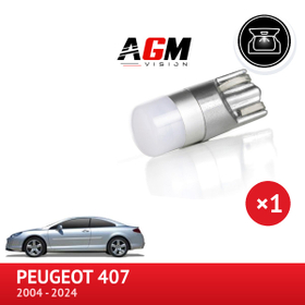 LED-polttimo W5W Tavaratilan valaistus PEUGEOT 407 - AGM Vision