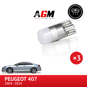 LED-sarja W5W etukattovaloon PEUGEOT 407 - AGM Vision