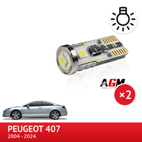 LED-sarja W5W etuparkki PEUGEOT 407 - AGM Vision