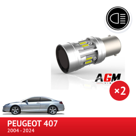 Peugeot 407:n peruutusvalon P21W LED-sarja - AGM Vision