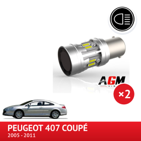 Kit LED P21W pentru lumina de marșarier PEUGEOT 407 Coupé - AGM Vision