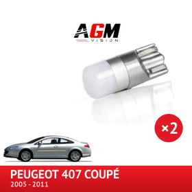 Kit LED W5W pentru lumina de la portieră PEUGEOT 407 Coupé - AGM Vision