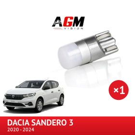 LED-pære W5W til belysning af handskerummet i DACIA Sandero 3 - AGM Vision