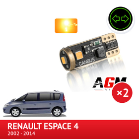 LED-sæt W5W sidemonteret blinklys Renault Espace 4 - AGM Vision