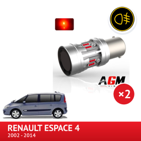 LED-sæt P21W til bageste tågelygte RENAULT Espace 4 - AGM Vision