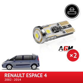 LED-kit W5W til nummerpladebelysning RENAULT Espace 4 - AGM Vision