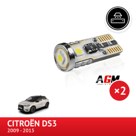 LED-sæt W5W til nummerpladelys CITROËN DS3 - AGM Vision
