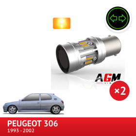 LED-sett P21W bakre blinklys PEUGEOT 306 - AGM Vision