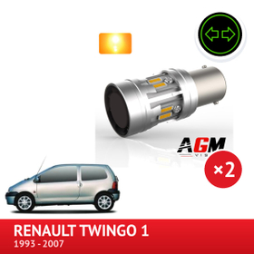 Sada LED PY21W pro zadní směrové světlo Renault Twingo 1 - AGM Vision
