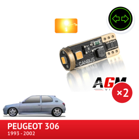 LED-sett WY5W sideblinklys Peugeot 306 - AGM Vision