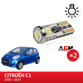 LED-kit W5W positionslys foran CITROËN C1 - AGM Vision