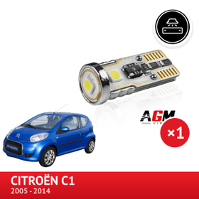 LED-pære W5W nummerpladelys CITROËN C1 - AGM Vision