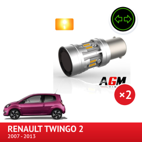 Sada LED PY21W zadního směrového světla RENAULT Twingo 2 - AGM Vision