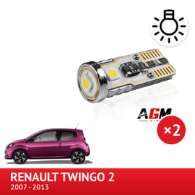 LED sada W5W pro přední obrysová světla RENAULT Twingo 2 - AGM Vision