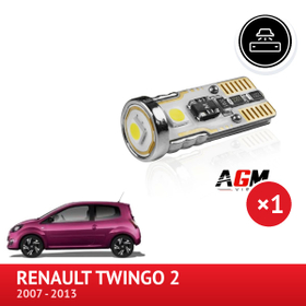 LED žárovka W5W osvětlení registrační značky RENAULT Twingo 2 - AGM Vision