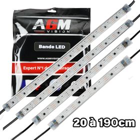 Bande LED double rangée pour néon X-Trem sous châssis de voiture - AGM Vision