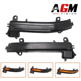 Kit de 2 clignotants dynamiques de rétroviseur BMW (noir fumé) – Type 1 - AGM Vision