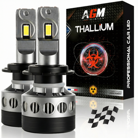 Kit ampoules LED H7 Thallium compétition 170W - V2 - AGM Vision