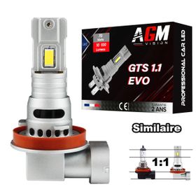Ampoule LED H11 GTS 1.1 EVO R35W - Ventilée - Blanc 6500K - AGM Vision