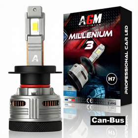 Ampoule LED H7 Millenium 3 Ultra CANbus V2 - AGM Vision