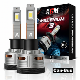 Kit ampoules LED H1 Millenium 3 Ultra Can-bus V2 - AGM Vision