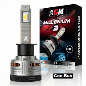 Ampoule LED H1 Millenium 3 Ultra Can-bus - V2 - AGM Vision