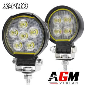 Phare de travail LED rond X-Pro - AGM Vision