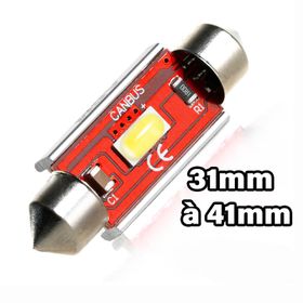 LED CORSA XR festoon (Hvit) C3W, C5W, C7W, C10W fra 31 til 41 mm - AGM Vision