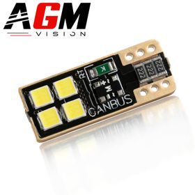 LED-pære T10-W5W ROYAL SIDE (Hvid) - AGM Vision