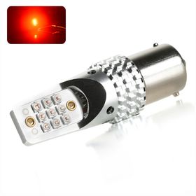 LED-pære P21W-BA15S SUPRA (Rød) - AGM Vision