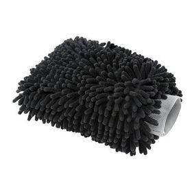 Gant de lavage microfibre chenille noir Chemical Guys - AGM Vision