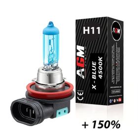 HALOGENPÆRE H11 55W X-BLUE 4500K - AGM Vision