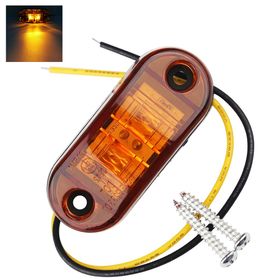 Feu de gabarit LED latéral ovale (orange) - AGM Vision