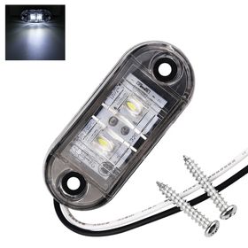 Feu de gabarit LED latéral ovale (blanc) - AGM Vision