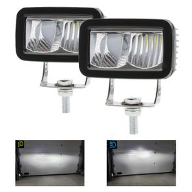 KIT 2 MINI PHARES LED RECTANGLE CODE/PHARE STR - AGM Vision