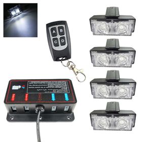 PACK 4 STROBES LED GRILL (VIT) - AGM Vision