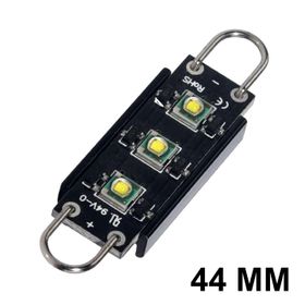 Navette-Crochet LED 44 mm - Noir S (Blanc) - AGM Vision