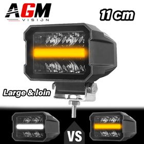 MINI BARRE LED DUAL FLOOD + VEILLEUSE 11 CM - AGM Vision