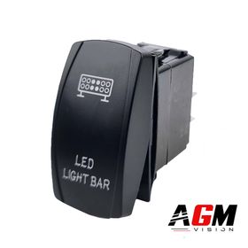 Buton comutator bară LED (cu iluminare) - AGM Vision