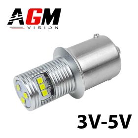 Ampoule LED P21W-BA15S 3-5V Ultra (Blanc) - AGM Vision