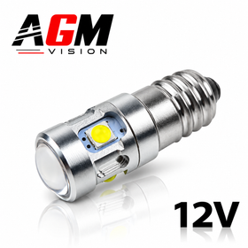 Ampoule LED E10 12V ULTRA (Blanc) - AGM Vision