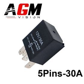 Καθολικό ρελέ 5 ακίδων SLIM 30A 12V - AGM Vision