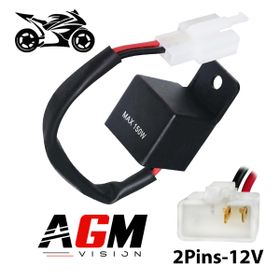 Relais / centrale clignotante LED pour moto – 2 broches avec fils - MT1 - AGM Vision