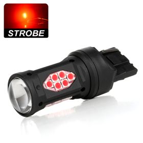 Ampoule LED W21W-7440-STROBE (Rouge) - AGM Vision