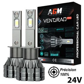 Kit Ampoules LED H1 VENTIRAD PRO 24V - AGM Vision