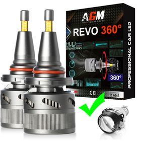 Kit Ampoules LED HB3 REVO 360° - AGM Vision