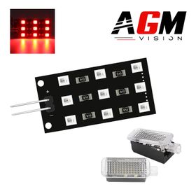 MODUL LED INTERIOR AUDI ROȘU - AGM Vision