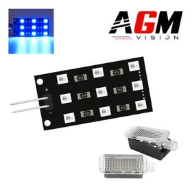 MODUL LED INTERIOR AUDI ALBASTRU - AGM Vision